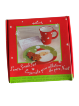 Hallmark Cookies for Santa Snack Set Mug Plate Sugar Cookie Recipe Card ... - £11.79 GBP