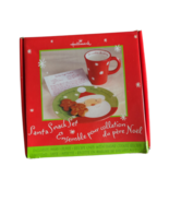 Hallmark Cookies for Santa Snack Set Mug Plate Sugar Cookie Recipe Card ... - $20.57 CAD