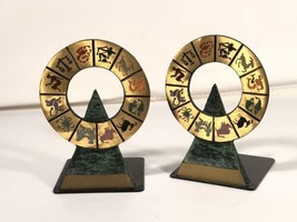 Vintage Dayagi Ottone Libro Terminali Realizzato IN Israele Judaica Zodiaco - £44.37 GBP