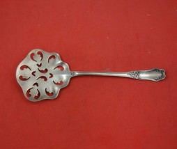 Manchester Sterling Silver Tomato Server with Leaves and Bow Handle Motif 7 1/2&quot; - $127.71