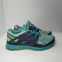 Salomon X Mission 3 Teal Pink Trail Running Hiking Shoes Sneakers Womens... - $44.54
