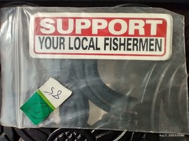 Small Hand made Decal Support your Local Fishermen - £4.69 GBP