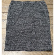 Chelsea &amp; Theodore Black/ White Heathered PULL ON Skirt - Women&#39;s Size XL - £16.54 GBP