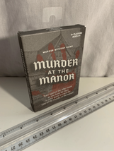 Mystery Card Game Murder At The Manor--NEW 2 Team/4 Players Puzzle Game Clue - £4.19 GBP