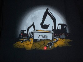 TeeFury Gamer YOUTH MEDIUM &quot;8-Bit Legend&quot; Atari Game Tribute Shirt NAVY - $13.00