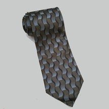 Bill Blass Men Dress Silk Tie Green Blue 4&quot; wide 59&quot; long - £10.54 GBP