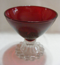 Vintage Anchor Hocking Ruby Red Sherbet Bowl Boopie Glass - $276.49 MXN