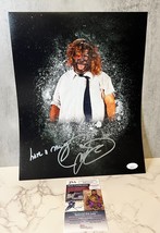 Mick Foley Mankind &quot;Have a Nice Day&quot; Signed 11x14 Autograph WWE WWF WCW w/CoA - £68.18 GBP