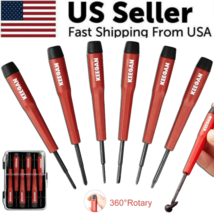 6 Piece Precision Screwdriver Tool Set Eyeglass Repair Computer Kit Magn... - $10.99