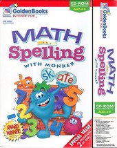 Math &amp; Spelling with Monker (Ages 6-8) (CD, 1994) Win/Mac - NEW in Retail Box - £3.98 GBP