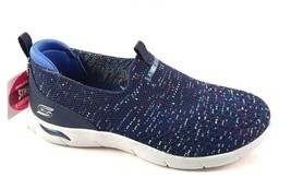 Skechers 104277 Navy/Multi Arch Fit Memory Foam SlipOn Sneaker - £47.56 GBP