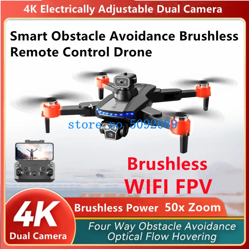 Smart WIFI FPV RC Quadcopter Drone 4K Camera Brushless Avoiding Obstacl - £70.79 GBP+