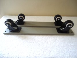 &quot; NWOT &quot; Moving Cart Dolly Wheels On Boards with Pre Drilled Holes &quot; Gre... - $46.74