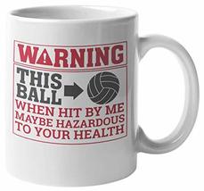 Warning. This Ball When Hit By Me Maybe Hazardous To Your Health. Funny ... - $19.79+