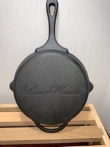 NEW Pioneer Woman Cast Iron Skillet Black Round Pan Double Spout 8 inch - $22.00