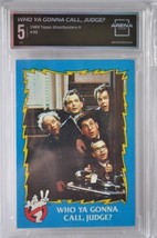 1989 Topps Ghostbusters 2 Card #30 Graded 5 - £35.61 GBP