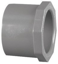 Charlotte Pipe Reducer Bushing SCH 80 PVC 1-1/2&quot; X 3/4&quot; Gray - £14.39 GBP