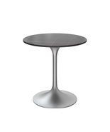 LeisureMod Verve 27&quot; Round, Mid-Century Modern Sintered Stone Top Stainl... - $6,646.67 MXN