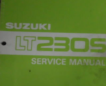 1986 1987 1988 Suzuki LT230S Service Shop Repair Manual OEM 99500-42034-01E - £40.59 GBP