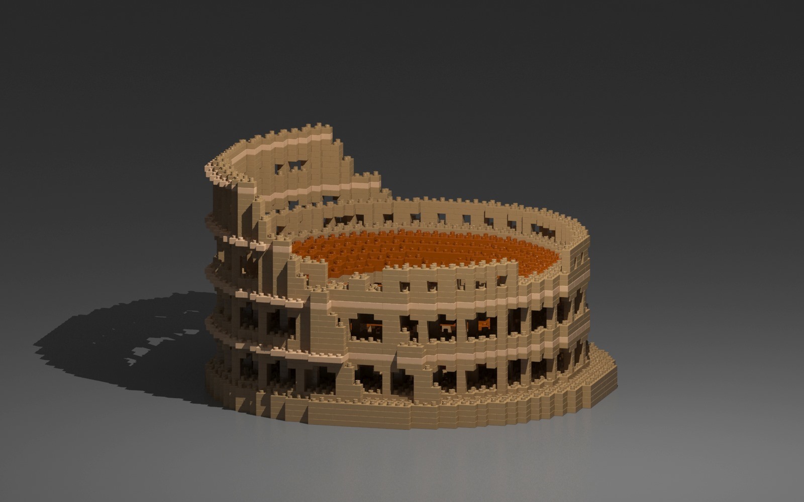 Colosseum Sculptures (JEKCA Lego Brick) DIY Kit Item image 5