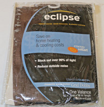 Eclipse Valance Thermaback Energy Saving Noise Reducing Blackout  Curtai... - $15.43