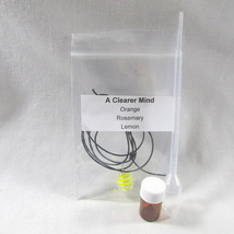 A Clearer Mind Aromatherapy Hanging Pendant Kit Essential Oils Natural O... - $18.80