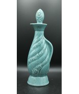 Vintage 1966 Jim Beam Blue/Green/Teal Decanter with Handle Swirl Pattern - £11.08 GBP