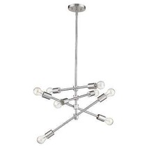 Calix 8-Light Satin Nickel Pendant - $461.29