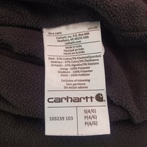 Carhartt 103239 103 Women's Tan/Gray Rugged Flex Hamilton Fleece Lined Shirt Sm image 4