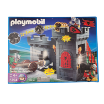 Playmobil 5794 Knight&#39;s Dungeon 122 PC Medieval Castle Complete Set Reti... - £94.38 GBP