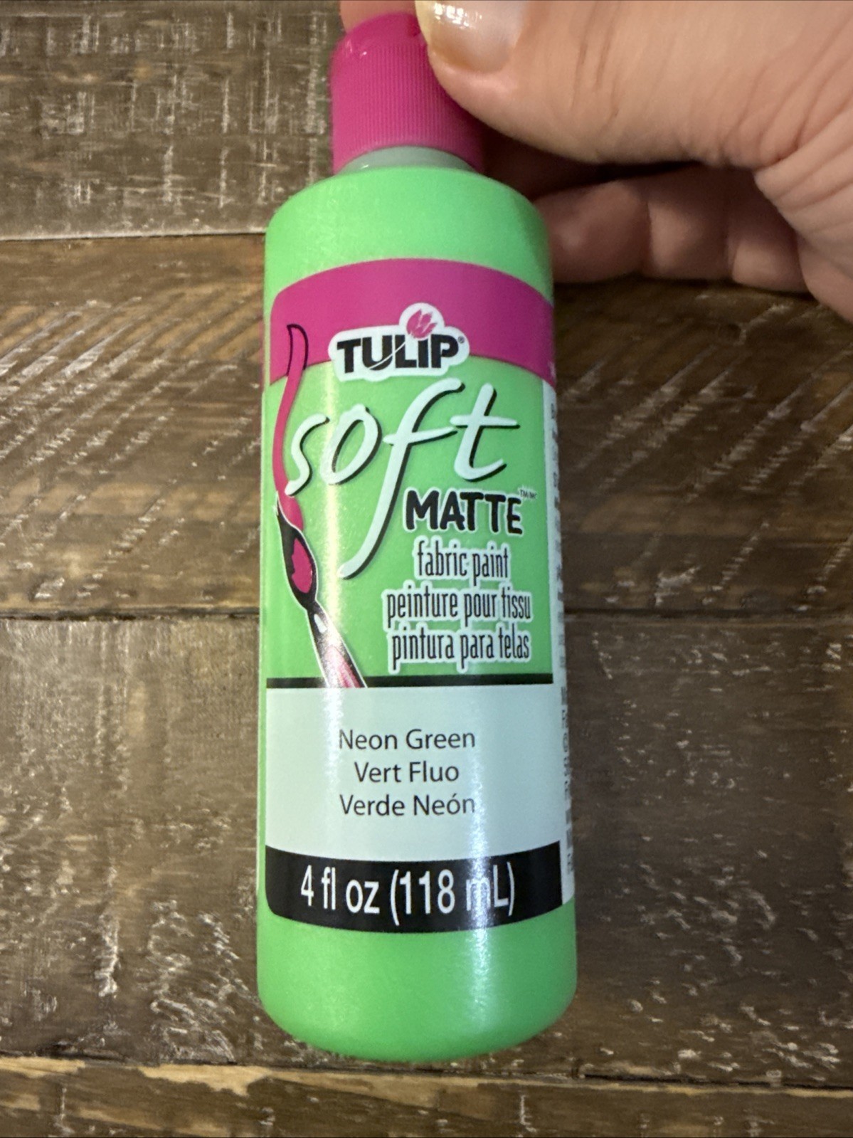 Tulip Soft Matte Fabric Paint Neon Green - $29.58