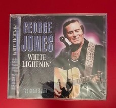 GEORGE JONES -  WHITE LIGHTNIN&#39; - 25 GREAT SONGS - BRAND NEW CD - $4.95