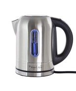 MegaChef 1.7Lt. Stainless Steel Electric Tea Kettle With 5 Preset Temps - £52.99 GBP
