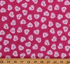 Cotton Candy Hearts Valentines Sweethearts Patrick Lose Fabric Print BTY D376.50 - £10.31 GBP