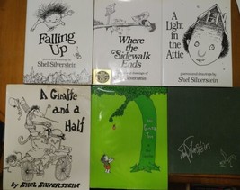 Lot 6 Shel Silverstein Books Hb Giving Tree Where The Sidewalk Ends &amp; More - £48.22 GBP