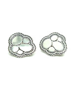John Hardy Estate Kali Pebble Omega Back Earrings Silver JH60 - €330,53 EUR