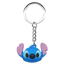 Lilo &amp; Stitch Face Ball Keyring Blue - £8.70 GBP