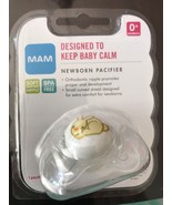 NIP, New MAM Pacifier Newborn 0+ Designed To Keep Baby Calm, BPA Free Si... - £7.85 GBP