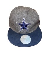 Dallas Cowboys Hat Cap Strapback Men’s Blue Gray Wool Football New Era 9Fifty - £15.68 GBP