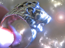 Haunted Antique Lion Ring Eternal Success Victories Highest Light Collection - $337.77