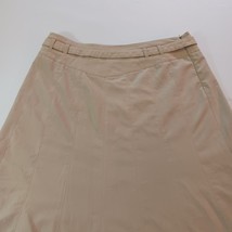City Silk Women's Tan/Beige Pull-On A-Line Skirt Size 14 image 5
