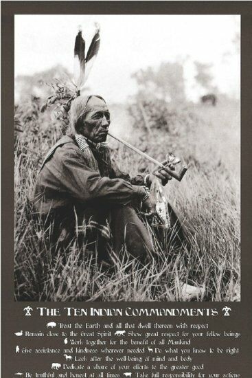 Ten Indian Bids Poster Sitting Tobacco Whistle Unused 10-
show original ... - $5.36