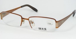 His Par Uniopt HT525-002 Orange-Copper / Bronzant Lunettes H. I.S 51-16-135 - £43.39 GBP