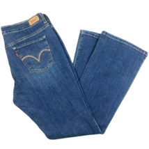 Levis 515 Boot Cut Womens Denim Jeans size 14 L/C 38 x 34 True Fit Stretch Lace - £28.02 GBP