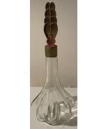 Vintage Genie Empty Glass Bottle w/Lid Art Deco MCM 12.5” - $82.27 CAD