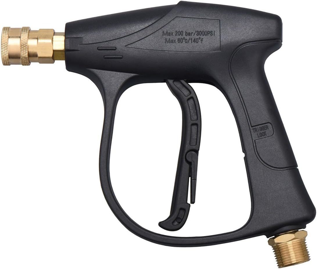 Dusichin Dus-022 Short Wand High Pressure Washer Gun 3000 Psi For Pressu... - $32.97