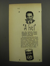 1951 Hormel Onion Soup Ad - A hit! says Guy Lombardo - famous bandleader - £14.66 GBP