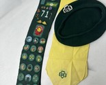 1960’s Girl Scout Sash Beret Scarf w/ Pins &amp; Badges Port Washington Troo... - $29.65