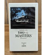 Masters Golf Tournament 1989 Highlights VHS Nick Faldo Presented By IBM - £11.02 GBP