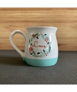 Boston Warehouse Love Large Ceramic Coffee Mug Cup 4.5 in Tall Floral Te... - $24.70 CAD